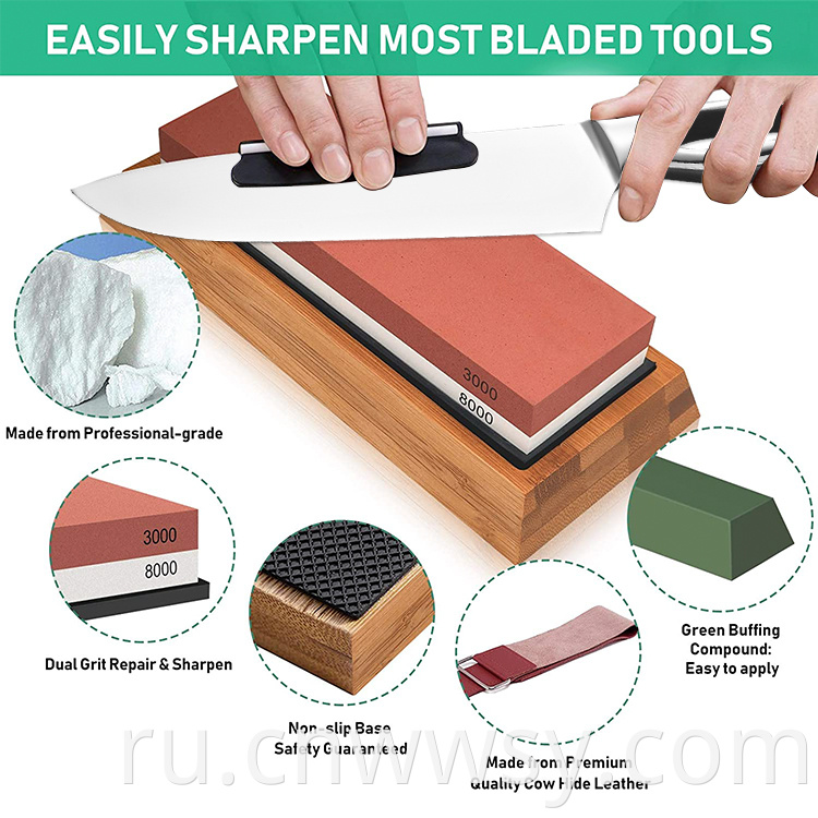 easily sharpen most bladed tools
